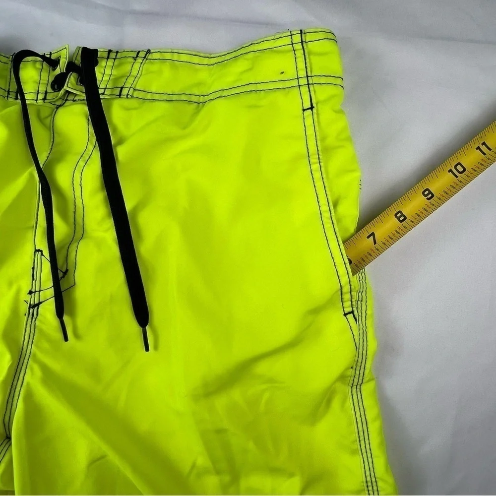 Route 66 - Men’s Trunks - Bright Yellow - Neon - Large